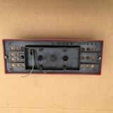 Vintage Elektrosvit industrial wall ceiling lamp glass garage emergency 70s