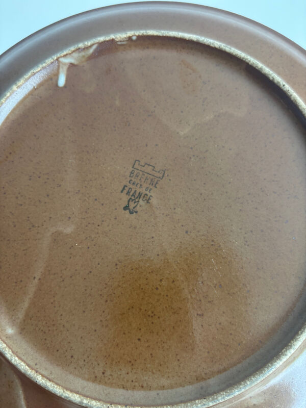 Lot de 6 assiettes Brenne Grès de France vintage – Service en grès bei