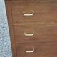 Vintage oak chest of drawers legs compass 3 drawers from the 50s
