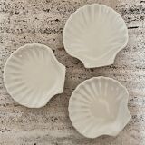 Trio of shell cups