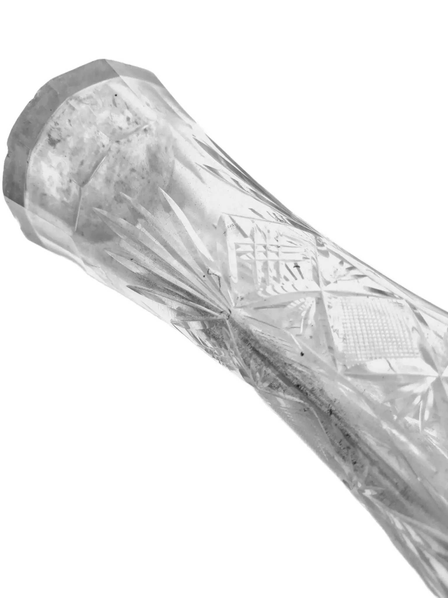 Vase en cristal bdc art déco