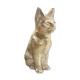 Golden brass cat