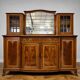 Art Nouveau walnut buffet