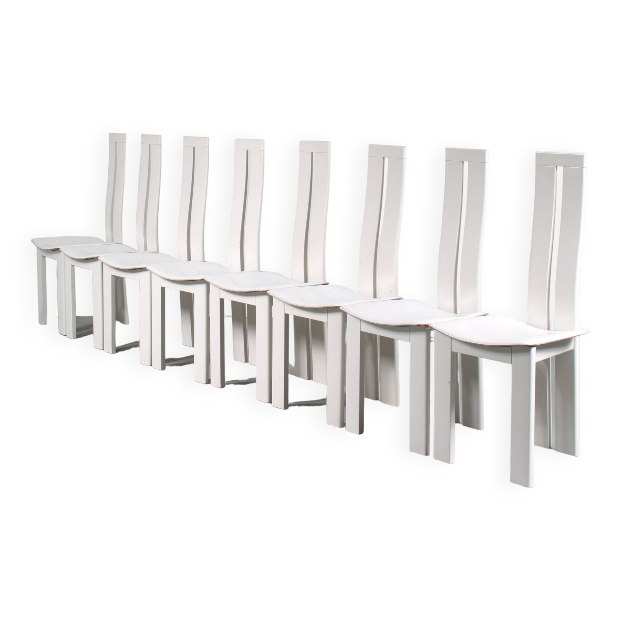 1980s Dining chairs by Pietro Costantini for Ello, Italy