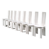Chaises de salle à manger des années 1980 par Pietro Costantini pour Ello, Italie