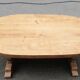 Oval farmhouse table