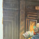 Church flowers, oil on canvas