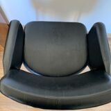 Fauteuil noir vintage