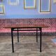 Mahogany veneer dining table by Marcel Gascoin 1960 for Alveole