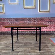 Mahogany veneer dining table by Marcel Gascoin 1960 for Alveole