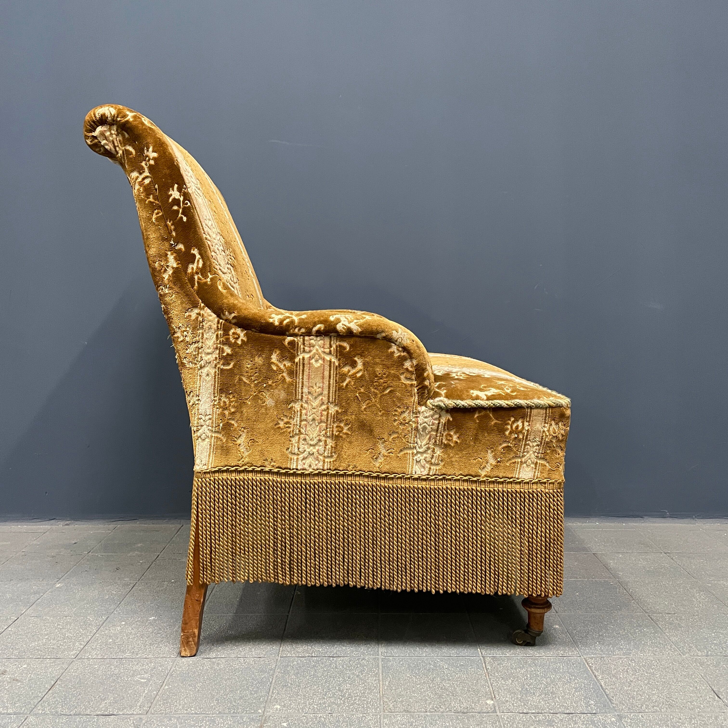 Set of two Victorian ladies armchairs from France 19th century