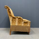 Set of two Victorian ladies armchairs from France 19th century