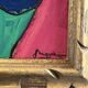 Serge reggiani, acrylic on canvas "reminder 2004" signed (1922 - 2004)