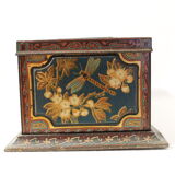 Antique Metal Cookie Tin - Huntley & Palmers