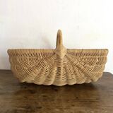 Large clear oval basket