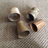 Set of 4 stoneware cups