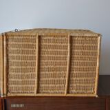 Wicker/rattan cat cage - 1970s