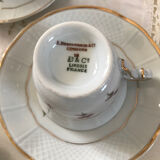 Service café porcelaine