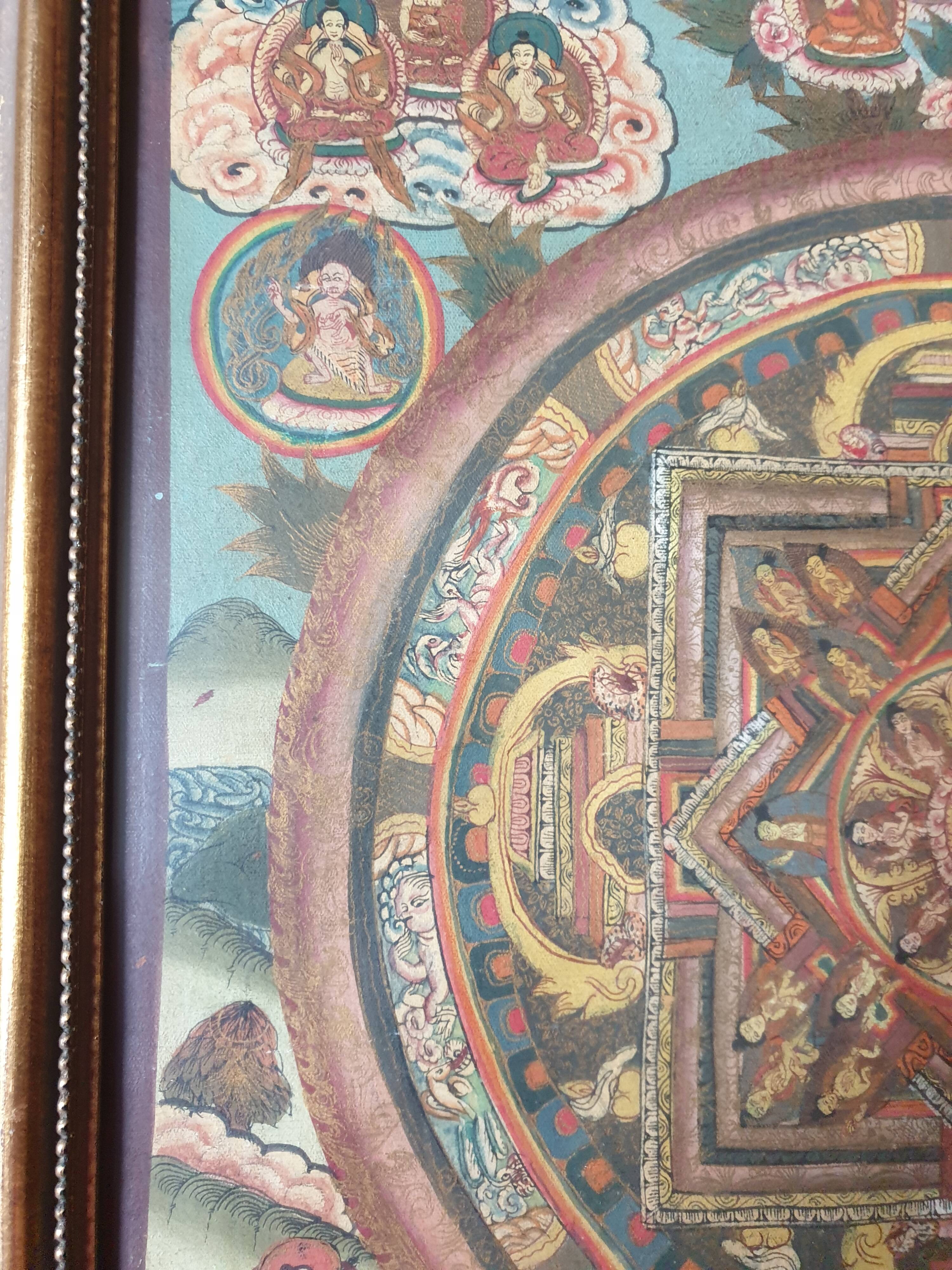 Thangka from Tibet mid-20th century