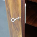 1930s Bauhaus Wardrobe by Vichr & Spol in walnut Finish, Czechoslovakia