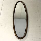 Large rattan wall mirror 1970’s
