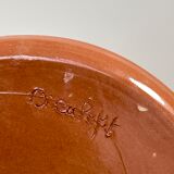 Decorative plate signed Dieulefit, 1960