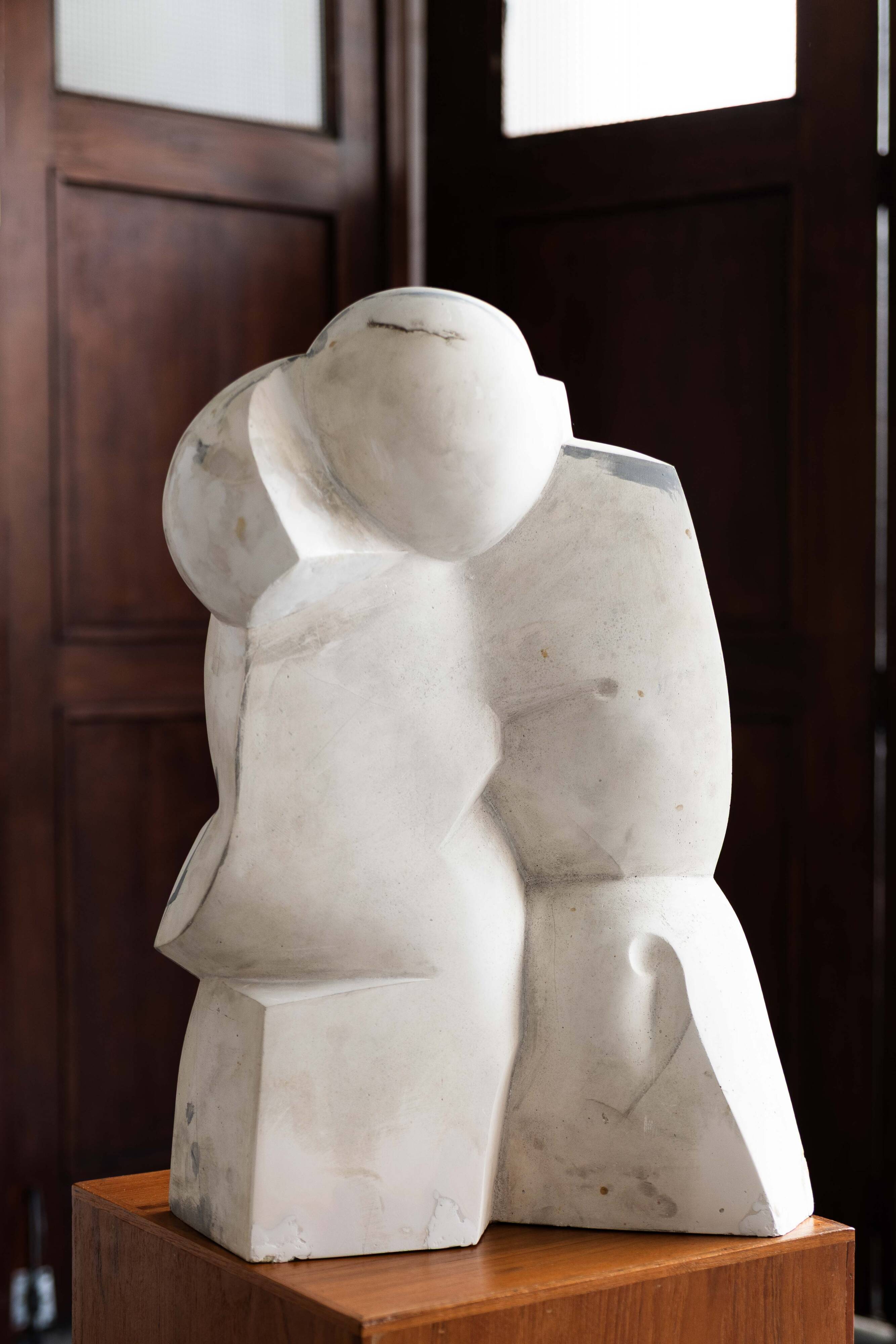 Sculpture 'Then and now' by Pol Spilliaert, Belgium, 2001-2003