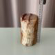 Vintage Hand-Carved Onyx Vessel | Cachepot | Sculptural Stone Bowl