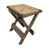 Rattan folding table