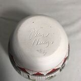 Old glazed ceramic vase