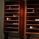 Martin Nyrop Library by Rud. Rasmussen in Oregon pine, Danish Modern, 1905