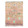 Grand tapis salon ou chambre berbere multicolore en laine neuf 200x300 cm