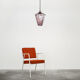 Murano Bianconi glass lantern suspension for Venini circa 1950
