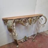 Wrought iron console