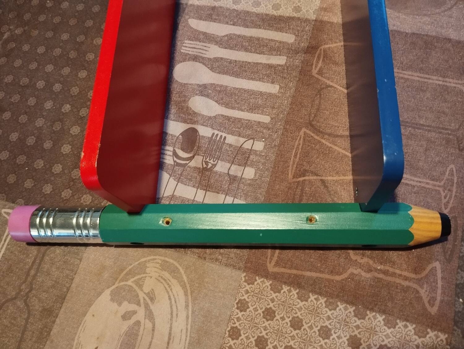 Pierre SALA style vintage pencil shelf