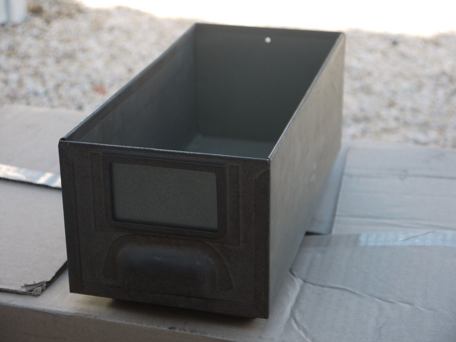 Industrial metal drawer lockers from the 60s