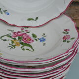 12 assiettes creuses Vieux Saint Amand 1713
