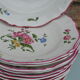 12 assiettes creuses Vieux Saint Amand 1713