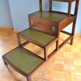 Library staircase bench table
