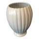 Very decorative groved limoges porcelain white vase
