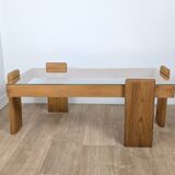 Solid pine coffee table