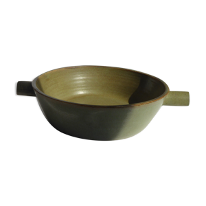 Coupe en grès émaillé
