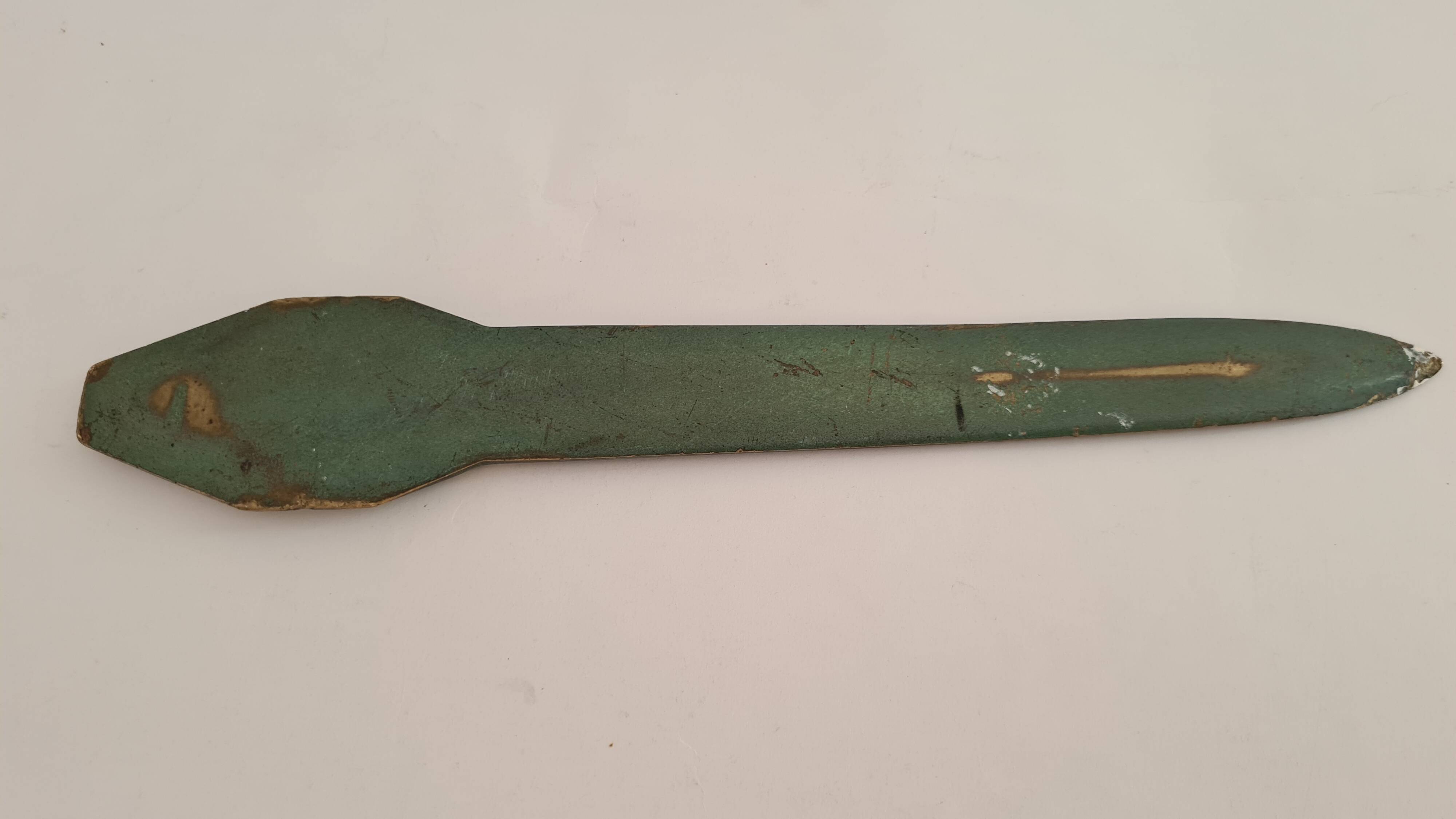 "A. Sadoux" bronze letter opener