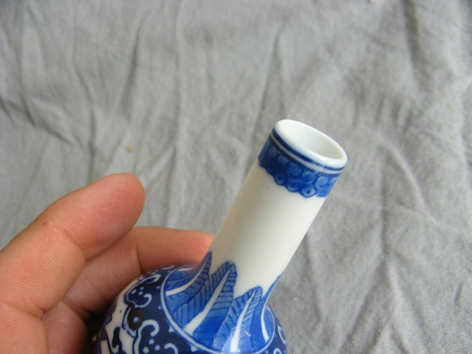 Jingdezhen Blue China porcelain soliflore vase