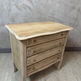 Small sanded chest of drawers