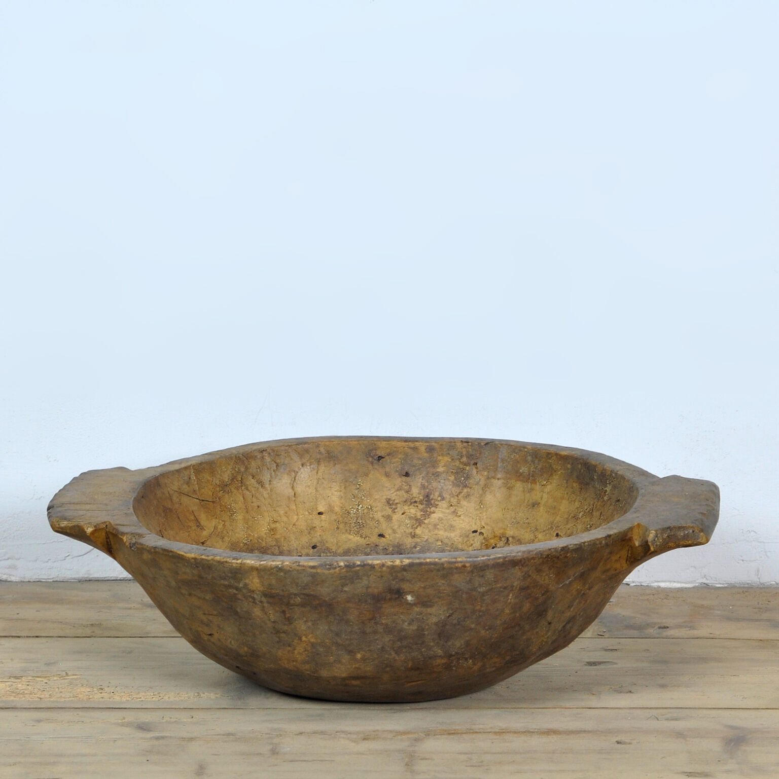 Handmade Wooden Dough Bowl, Early 1900s