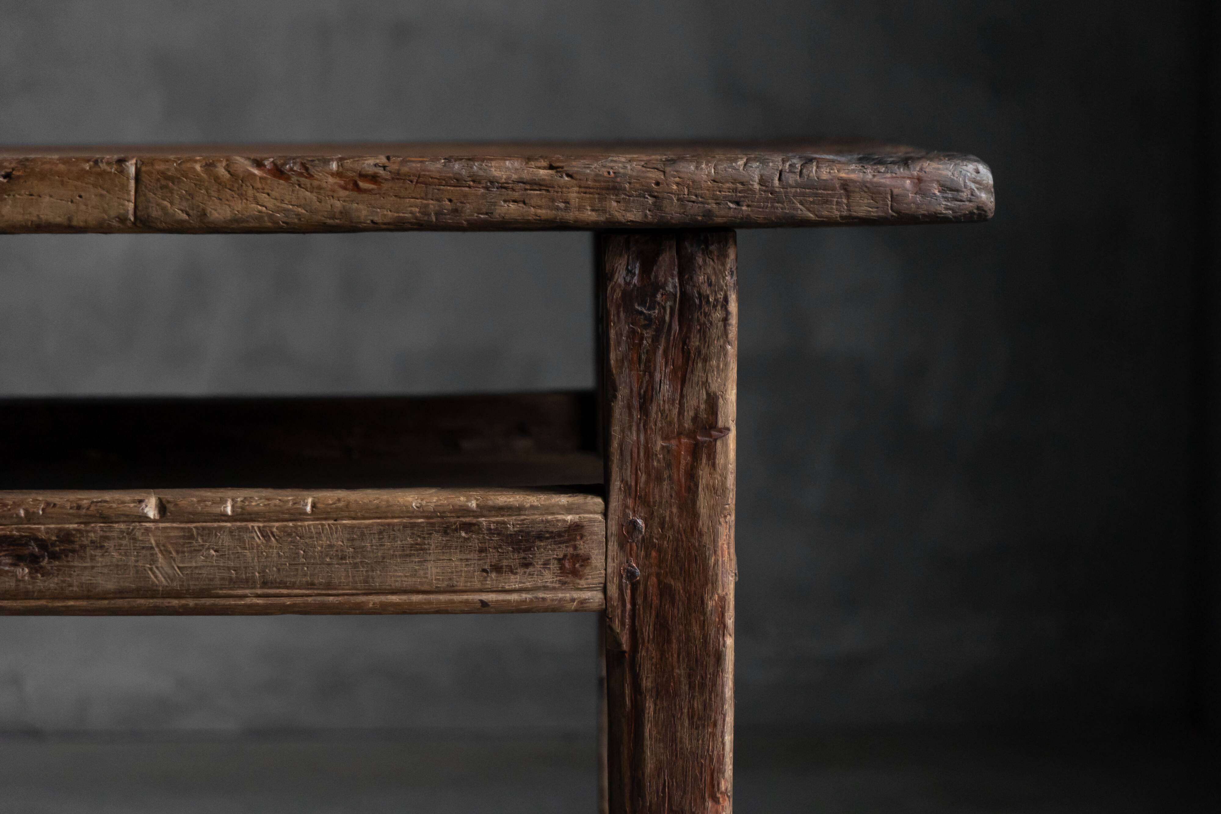 Wabi sabi farmhouse worktable, France, 19th century