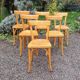 6 chaises Baumann n°55, années 50