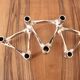 Set of three Nagel candlesticks from the 70s