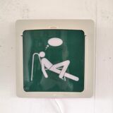 Interchangeable vintage wall lamp Ikea model Skugga